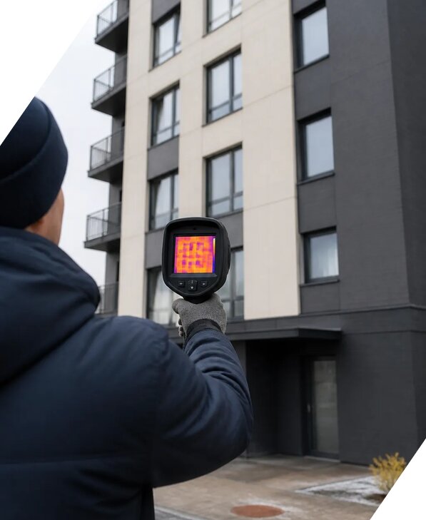 Тепловизионное обследование зданий в Прокопьевске от 5169 р. | ЭкспертизаРоссия